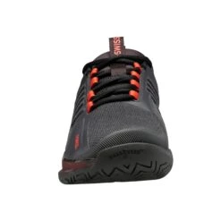 K-Swiss Ultrashot 3 Men's Tennis Shoe (Asphalt/Black/Orange) -Racquet Pro Shop 06988 061.02