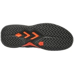 K-Swiss Ultrashot 3 Men's Tennis Shoe (Asphalt/Black/Orange) -Racquet Pro Shop 06988 061.05