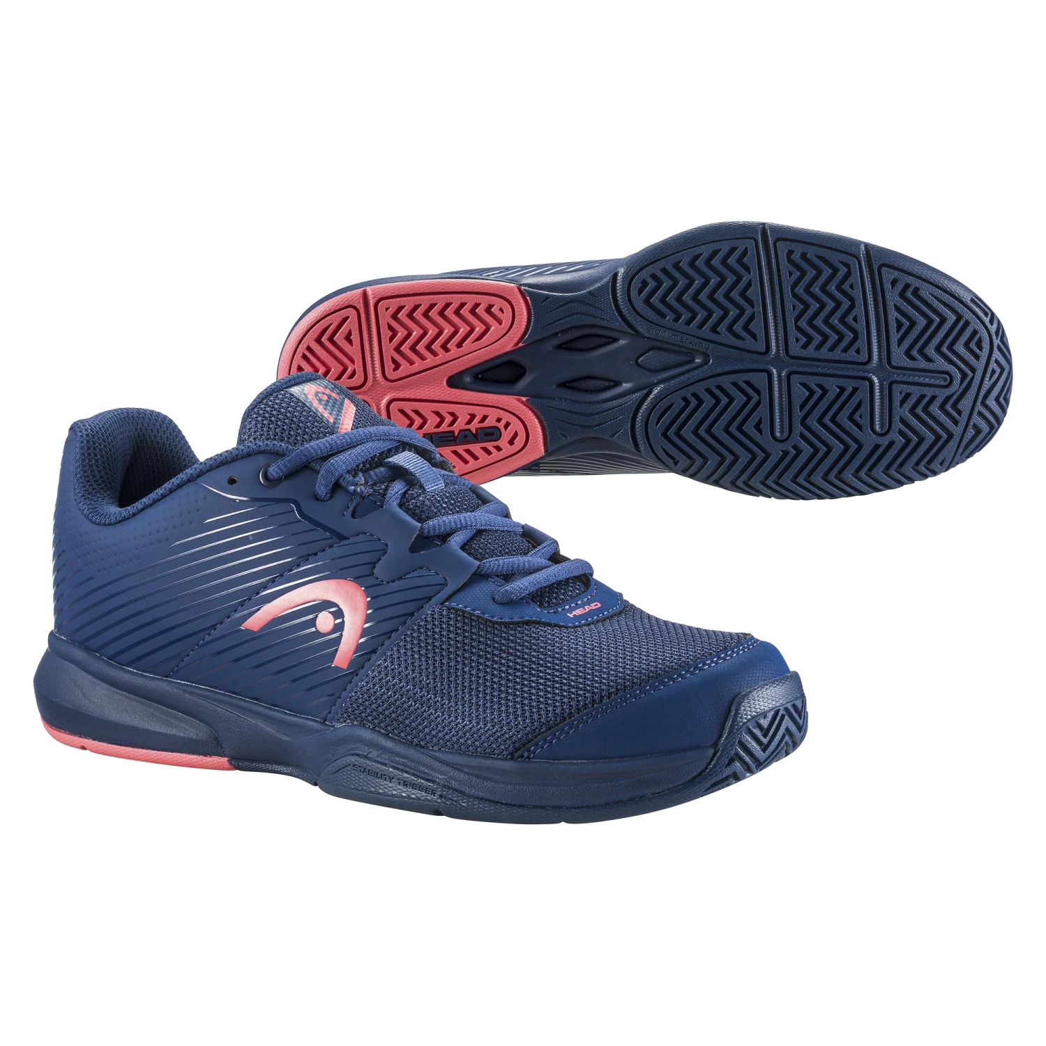 Head Revolt Court Women's Tennis Shoe (Navy/Pink) 3 Head Revolt Court Women's Tennis Shoe (Navy/Pink) - Image 3