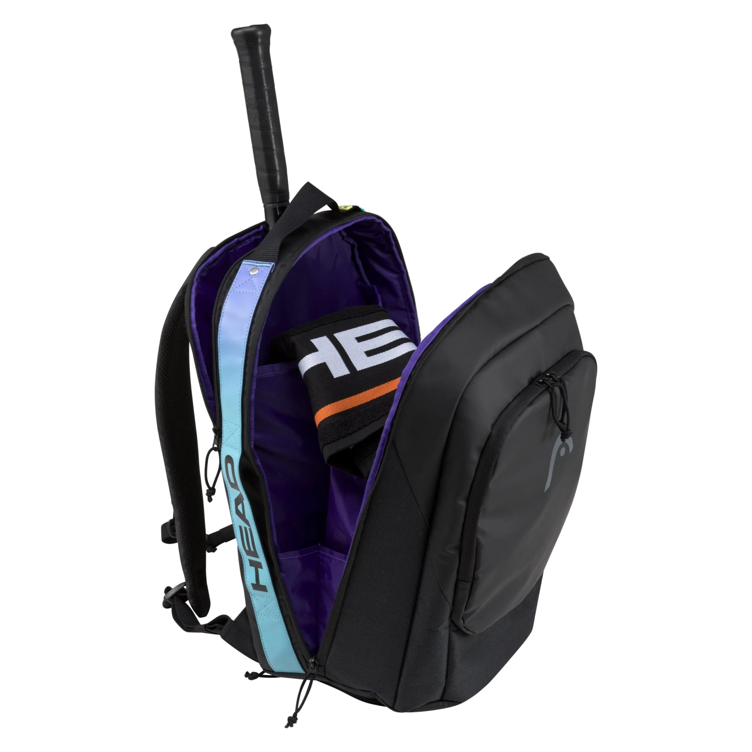 Head R-PET Gravity Backpack Racquet Bag (Black) 3 Head R-PET Gravity Backpack Racquet Bag (Black) - Image 3
