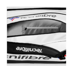 Tecnifibre Tour Endurance 15 Pack Racquet Bag (White/Black) -Racquet Pro Shop 2tfend15