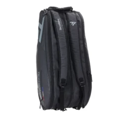 Tecnifibre Team Dry 12 Racquet Bag (Black/Silver) 11 Tecnifibre Team Dry 12 Racquet Bag (Black/Silver) -Racquet Pro Shop 3tf12dryside