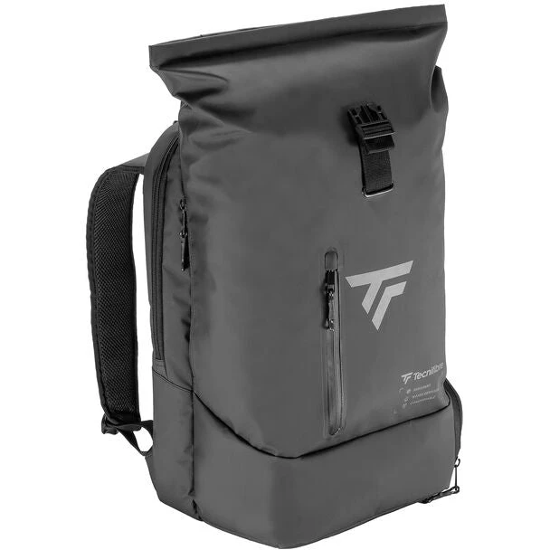 Tecnifibre Team Dry Standbag BackPack (Black/Silver) 2 Tecnifibre Team Dry Standbag BackPack (Black/Silver) - Image 2