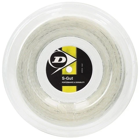 Dunlop Synthetic Gut 17/1.25 Tennis String Reel (White) 1 Dunlop Synthetic Gut 17/1.25 Tennis String Reel (White)