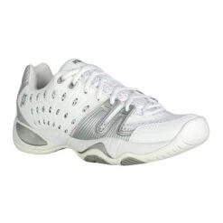 Prince T22 Women's Tennis Shoe (White/Silver)