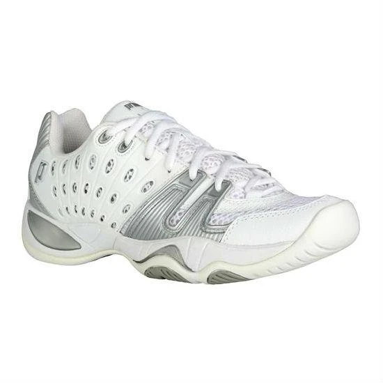 Prince T22 Women's Tennis Shoe (White/Silver) 1 Prince T22 Women's Tennis Shoe (White/Silver)