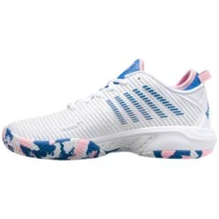 K-Swiss Hypercourt Supreme Women's Tennis Shoe (White/Star Sapphire/Orchid Pink) -Racquet Pro Shop 96615 969.04