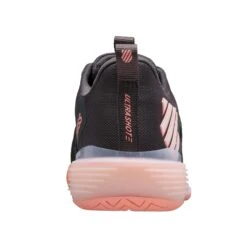 K-Swiss Ultrashot 3 Women's Tennis Shoe (Asphalt/Peach/White) -Racquet Pro Shop 96988 007.03