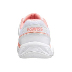 K-Swiss Bigshot Light 4 Women's Tennis Shoe (White/Peach) -Racquet Pro Shop 96989 683.03