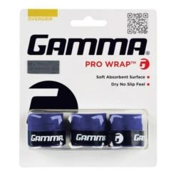 Gamma Pro Wrap Overgrip 3 Pack (Blue)