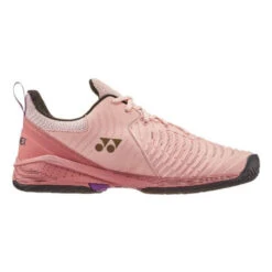 Yonex Power Cushion Sonicage 3 Women's Tennis Shoe (Pink/Beige)