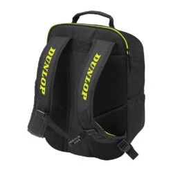 Dunlop SX Performance Backpack Racquet Bag (Black/Yellow) 7 Dunlop SX Performance Backpack Racquet Bag (Black/Yellow) -Racquet Pro Shop DT20 10295189 SX PERFORMANCE BACKPACK BLK YLW 3