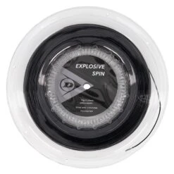 Dunlop Explosive Spin 17/1.25 Tennis String Reel (Black)
