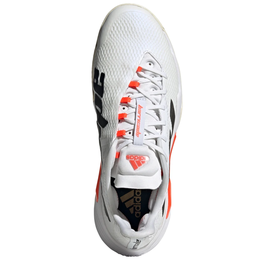 Adidas Barricade Tokyo Men's Tennis Shoe (White/Black/Solar Red) 3 Adidas Barricade Tokyo Men's Tennis Shoe (White/Black/Solar Red) - Image 3