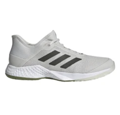 Adidas Adizero Club Men's Tennis Shoe (Grey/White/Green)