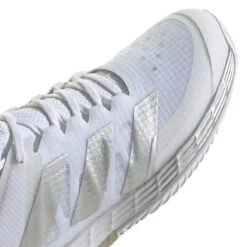 Adidas Adizero Ubersonic 4 Women's Tennis Shoe (White/Silver/Grey) 18 Adidas Adizero Ubersonic 4 Women's Tennis Shoe (White/Silver/Grey) -Racquet Pro Shop GW2513 10 FOOTWEAR Photography DetailView3 white 9f3d78a7 cb49 4c2a 9e6e fa82555d3334