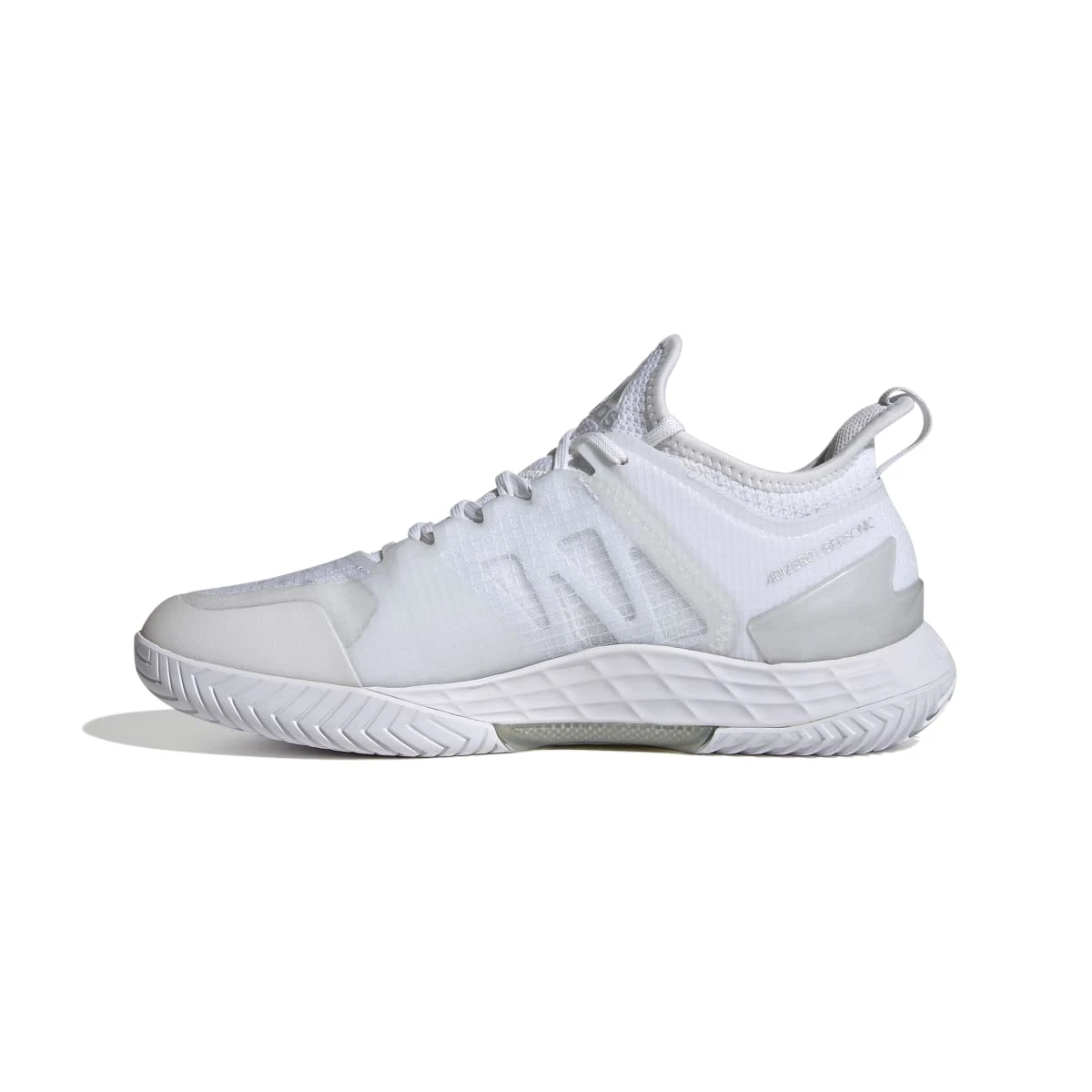 Adidas Adizero Ubersonic 4 Women's Tennis Shoe (White/Silver/Grey) 2 Adidas Adizero Ubersonic 4 Women's Tennis Shoe (White/Silver/Grey) - Image 2