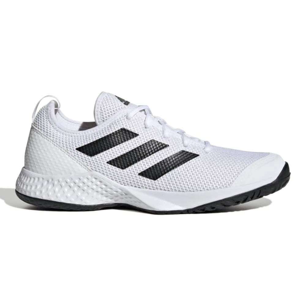 Adidas Court Flash Men's Tennis Shoe (White/Core Black) 1 Adidas Court Flash Men's Tennis Shoe (White/Core Black)