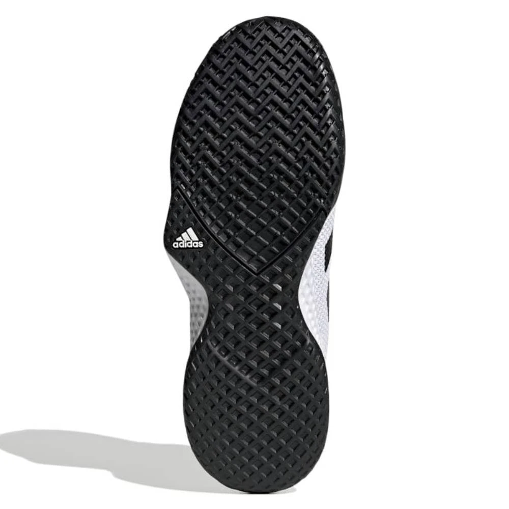 Adidas Court Flash Men's Tennis Shoe (White/Core Black) 6 Adidas Court Flash Men's Tennis Shoe (White/Core Black) - Image 6