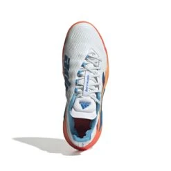 Adidas Barricade Men's Tennis Shoe (Blue/White) -Racquet Pro Shop GW2963 3 FOOTWEAR Photography TopPortraitView white 86765b44 ddfd 4745 8e61 c0fbca26fbfe