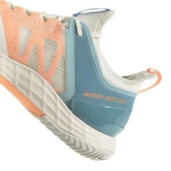 Adidas Adizero Ubersonic 4 Parley Men's Tennis Shoes (White/Beam Orange) -Racquet Pro Shop GX9623 9 FOOTWEAR Photography DetailView2 white