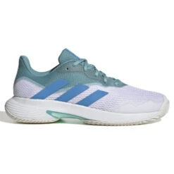 Adidas Court Jam Control Men's Tennis Shoe (Min Ton/Pulse Blue/White)
