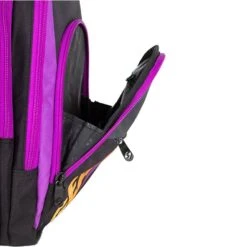 Gearbox Backpack - Court (Purple Accent With Red/Yellow Gradient) -Racquet Pro Shop GearboxCourtBackpack6