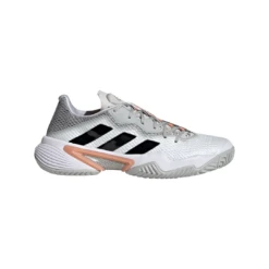 Adidas Barricade Women's Tennis Shoe (Grey/Black/Blush) 30 Adidas Barricade Women's Tennis Shoe (Grey/Black/Blush) -Racquet Pro Shop H67699 FTW photo side lateral center white