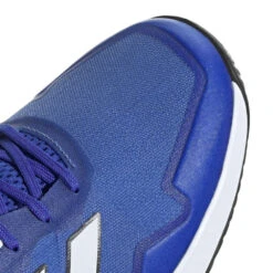 Adidas Defiant Speed Men's Tennis Shoe (Blue/White) -Racquet Pro Shop HQ8455 9 FOOTWEAR Photography DetailView2 transparent