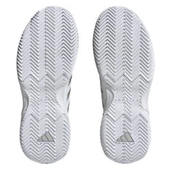 Adidas GameCourt 2 Women's Tennis Shoe (White) 9 Adidas GameCourt 2 Women's Tennis Shoe (White) -Racquet Pro Shop HQ8476 4 FOOTWEAR Photography BottomView transparent