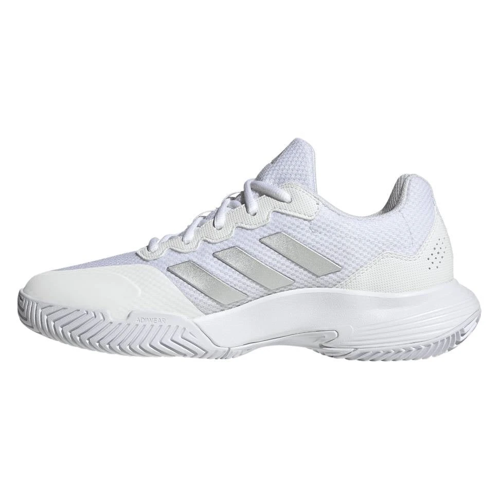 Adidas GameCourt 2 Women's Tennis Shoe (White) 2 Adidas GameCourt 2 Women's Tennis Shoe (White) - Image 2