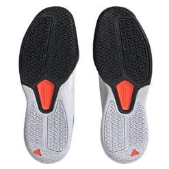 Adidas Courtflash Speed Men's Tennis Shoe (White/Black) -Racquet Pro Shop HQ8481 4 FOOTWEAR Photography BottomView transparent