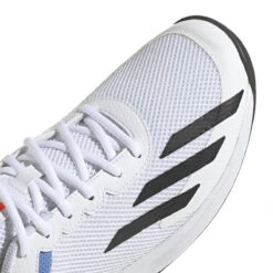 Adidas Courtflash Speed Men's Tennis Shoe (White/Black) -Racquet Pro Shop HQ8481 8 FOOTWEAR Photography DetailView1 transparent