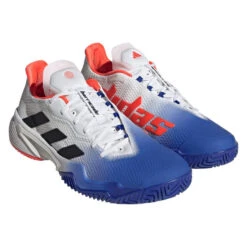Adidas Barricade Men's Tennis Shoe (Blue/Black) 11 Adidas Barricade Men's Tennis Shoe (Blue/Black) -Racquet Pro Shop HQ8917 6 FOOTWEAR Photography FrontLateralTopView transparent