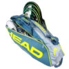 Head Tour Team Extreme Combi 6 Pack Racquet Bag (Yellow/Grey)