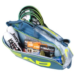 Head Tour Team Extreme Combi 6 Pack Racquet Bag (Yellow/Grey) 5 Head Tour Team Extreme Combi 6 Pack Racquet Bag (Yellow/Grey) -Racquet Pro Shop Head Tour Team Extreme Combi 6 Pack