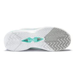 Head Revolt Evo Women's Tennis Shoe (Grey/Green) -Racquet Pro Shop Head Revolt Evo Womens Tennis Shoe Grey Green Sole