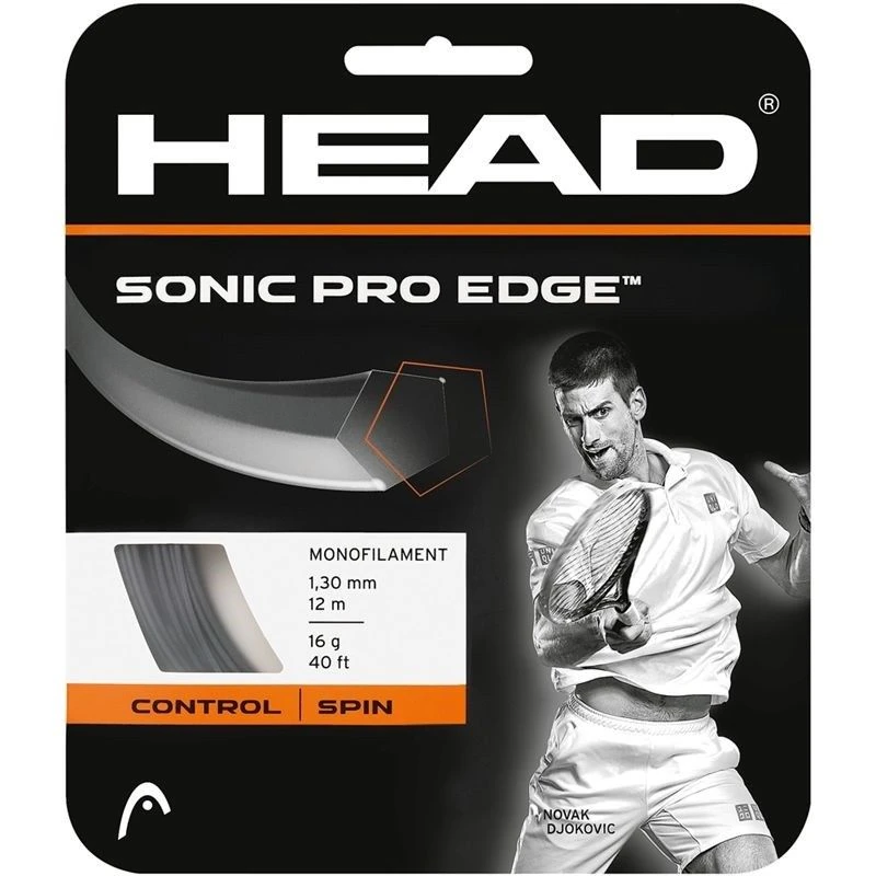 Head Sonic Pro Edge 16/1.30 Tennis String (Anthracite) 1 Head Sonic Pro Edge 16/1.30 Tennis String (Anthracite)