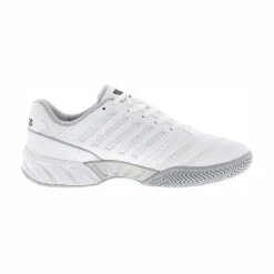 K-Swiss BigShot Light 4 Men's Tennis Shoe (White/Black) -Racquet Pro Shop K SwissBigShotLight4White3