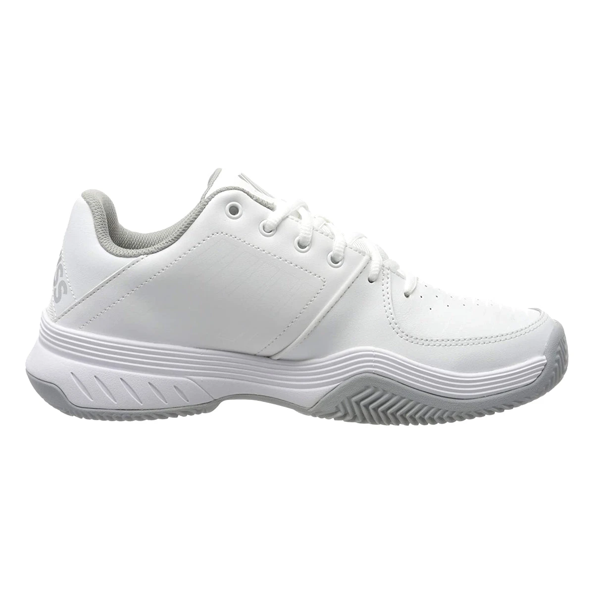 K-Swiss Court Express Clay Court Women's Tennis Shoe (White/Silver) 2 K-Swiss Court Express Clay Court Women's Tennis Shoe (White/Silver) - Image 2