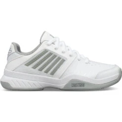 K-Swiss Court Express Clay Court Women's Tennis Shoe (White/Silver)