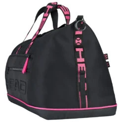 Head Coco Duffel 8 Pack Racquet Bag (Black/Pink) -Racquet Pro Shop Presentation 283651 Coco Duffle Bag BKPK 3 1