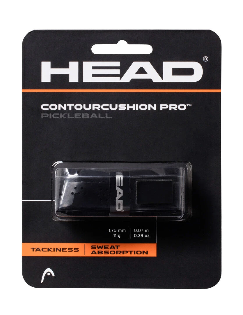 Head Contour Cushion Pro Pickleball Replacement Grip (Black) 1 Head Contour Cushion Pro Pickleball Replacement Grip (Black)