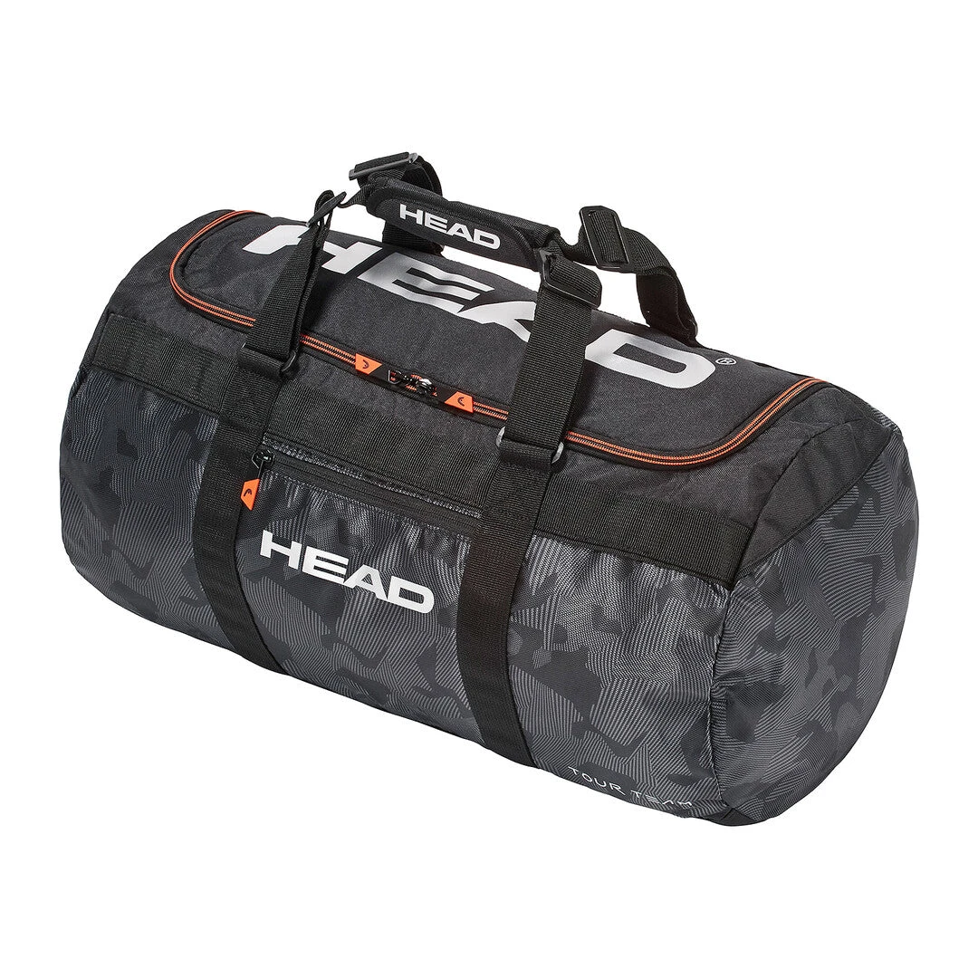 Head Tour Team Club Duffel Bag (Black/Silver) 1 Head Tour Team Club Duffel Bag (Black/Silver)