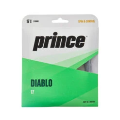 Prince Diablo 17/1.25 Tennis String (Silver)