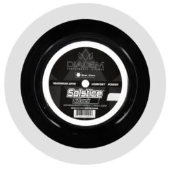 Diadem Solstice Black 17/1.20 Tennis String Reel (Black)