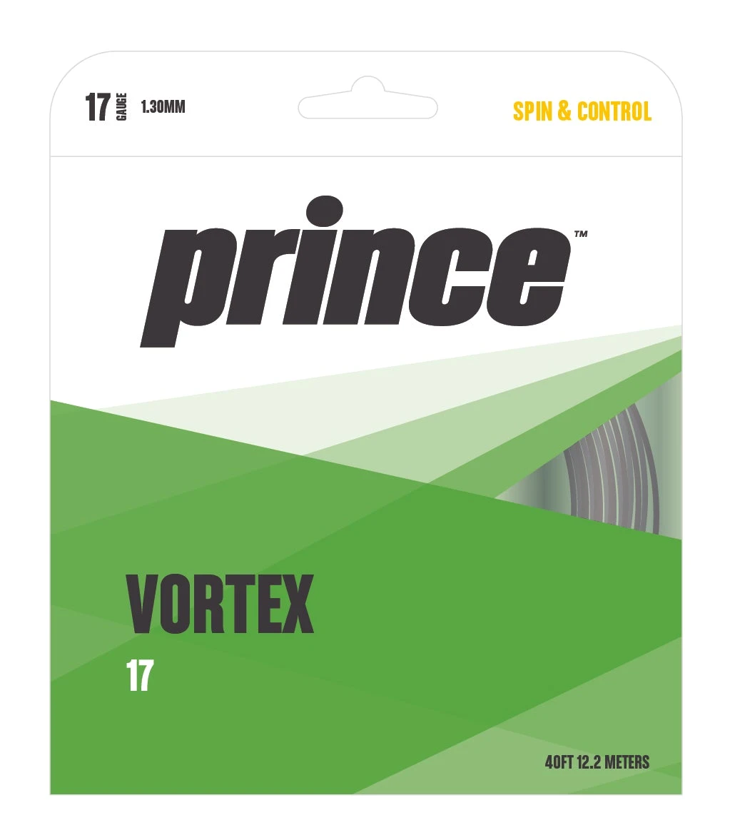 Prince Vortex 17 Tennis String (Black) 1 Prince Vortex 17 Tennis String (Black)