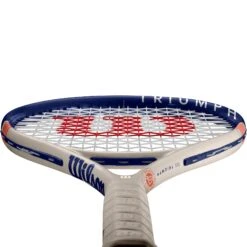 Wilson Roland Garros Triumph (Pre-Strung) -Racquet Pro Shop WR066510U 3 Roland Garros Triumph NA WH OR.png.high res