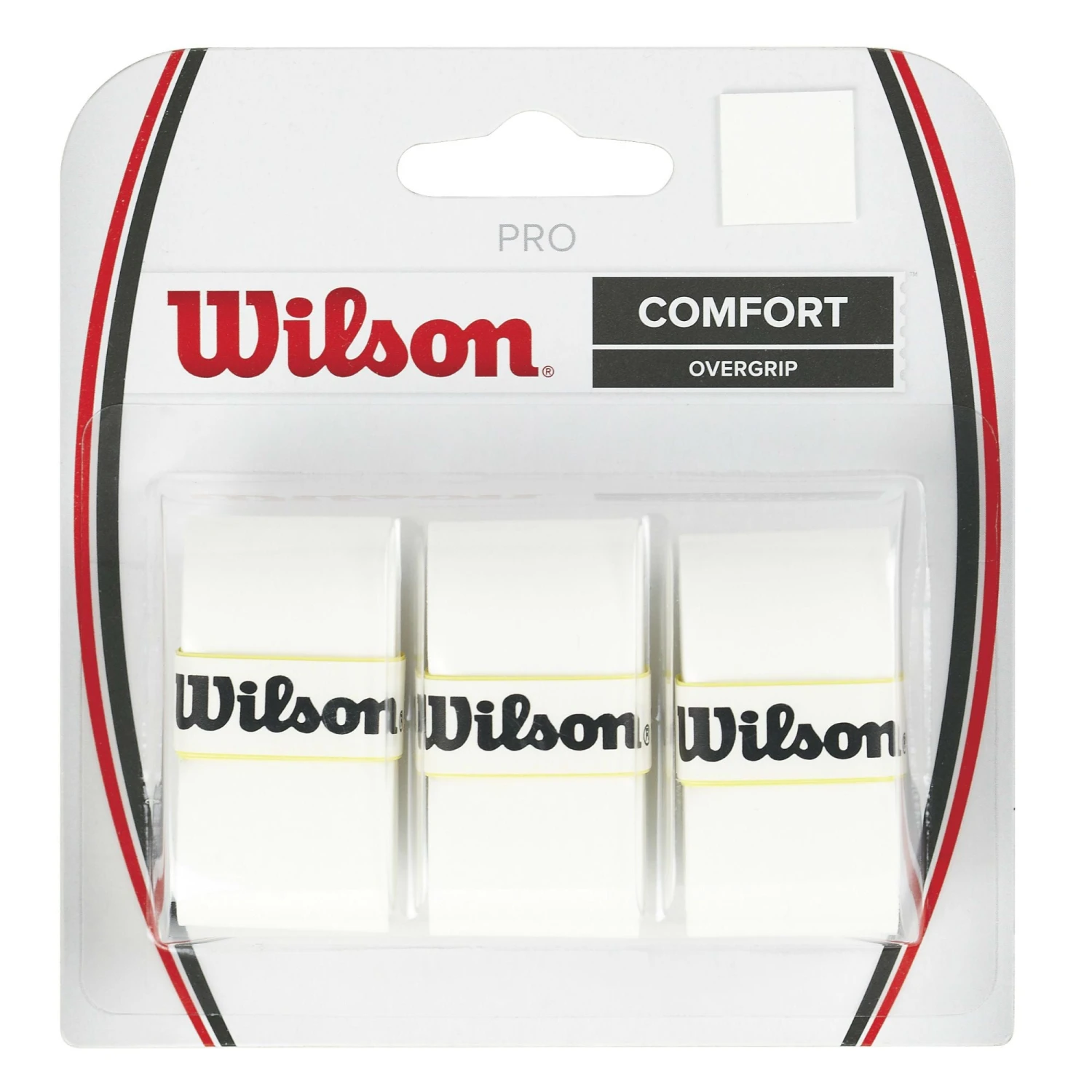 Wilson Pro Overgrip 3 Pack (White) 1 Wilson Pro Overgrip 3 Pack (White)