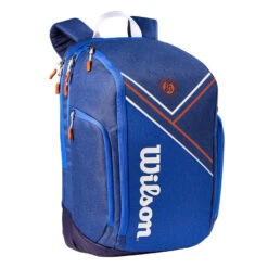 Wilson Super Tour Roland Garros Backpack Racquet Bag (Blue)